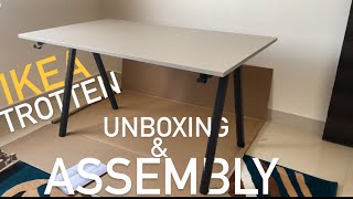 IKEA Trotten Worktable  step by step FULL Assembly [upl. by Thackeray]