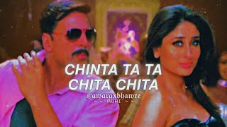 chinta ta ta chita chita slowed  reverb LoFi  rowdy rathore  mika singh  wajid ali [upl. by Onavlis]