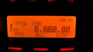 6660 khz russian radio pirates DX calling [upl. by Rednaeel]