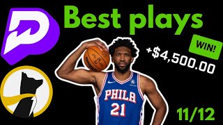 30 Run The BEST NBA Player Prop Picks for Prizepicks  Tuesday 11122024 [upl. by Zeidman]