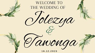 Jolezya amp Tawongas Wedding [upl. by Mallory459]