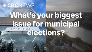 Whats your biggest issue for the upcoming municipal elections in Saskatchewan [upl. by Assille]