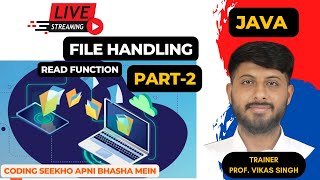 File Handling in Java Using BufferedReader  Read Function In Java  Java Tutorial  Part  2 [upl. by Nuawed]