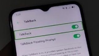 How to disable TalkBack in oppo F15Fix TalkBack Touch screen problem [upl. by Aehtorod]