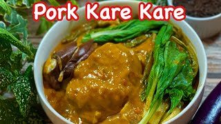 PORK KARE KARE  How to cook Pork Kare Kare  Filipino Pork Kare Kare Recipe  Pinoy Simple Cooking [upl. by Macfarlane316]