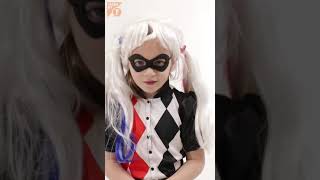 ♣Harley Quinn Costume for Girls  Made By Funidelia♦ [upl. by Krm]