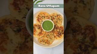 Instant Rava Uttapam 💯 shorts youtubeshorts uttapam [upl. by Esimaj]