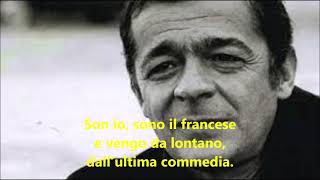 Serge Reggiani  Il francese Litalien testo  1972 [upl. by Aissilem]