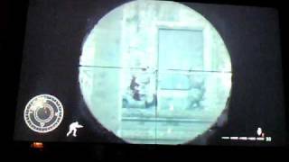 Call of Duty World at War easter egg No scope reference on Vendetta [upl. by Nelag]