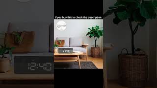 Digital display alarm clock shorts shortvideo youtubeshorts alarmclock [upl. by Allertse478]