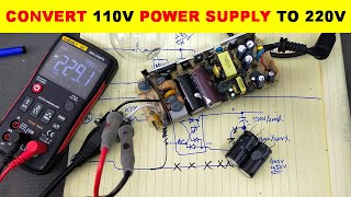 792 How To Convert 110 Volt Power Supply To 220 Volts [upl. by Lyle464]