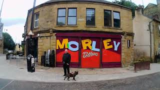 Walking to Morley Train Station Through Morley Bottoms A Guide to the Town Centre Leeds 4K [upl. by Kirven]