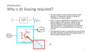 BJT DC Bias FixedBias Lecture V2VP3 ELE424 DL [upl. by Enihpled69]