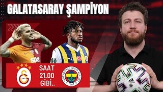 24 Galatasaray Şampiyon Konyaspor 1 3 Galatasaray Fenerbahçe 60 İstanbulspor  Maç Sonu [upl. by Nottarts]