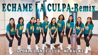 ECHAME LA CULPA  Remix  LINE DANCE  CAECILIA MARIA FATRUAN  GDC MERAUKE PAPUA [upl. by Adnohsek]