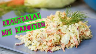 Saftiger Krautsalat aus Spitzkohl und Karotten [upl. by Bianka880]