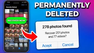 🔄 RECOVER Permanently Deleted Photos amp Videos on IOS  iPhone amp iPad Simple Guide [upl. by Asselim]