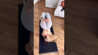 Hip Split Leg Flexibility Easy Stretch Yoga Flow shorts yogaexercise yoga yogapractice [upl. by Eibob681]