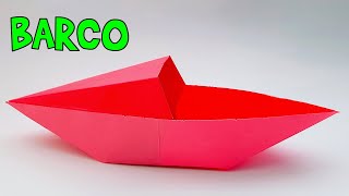 como hacer un barco de papel facil origami y papiroflexia  wilys [upl. by Atnaloj]