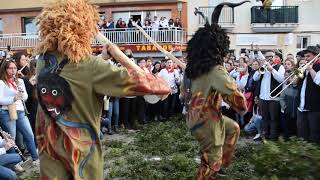 Primer ball dels dimonis a Cala Rajada Sant Antoni 2019 [upl. by Gabrila]