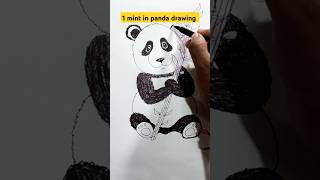 Panda Drawing for kids 😀viralshorts youtubeshorts shorts artytstudiozooanimals [upl. by Roshelle]