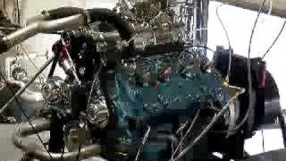 286 supercharged Ford flathead on dyno [upl. by Shellans301]