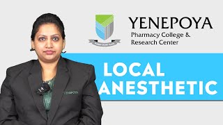 Local Anesthetic  Pharmaceutical Chemistry  Yenepoya Pharmacy College amp Research Centre [upl. by Assenahs]