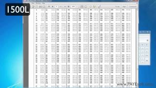 UK PAYE Tax and NI Tables  Tutorial 1 Free Pay using pay adjustment tables and a calculator [upl. by Gomer]