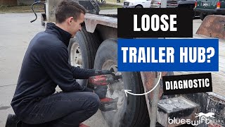 How to Fix a Loose Trailer Hub  BEFORE DISASTER STRIKES [upl. by Euqinomod255]