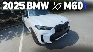 2025 BMW X5 M60i quotAlpine Whitequot WALKAROUND Amazing Features [upl. by Dianthe]