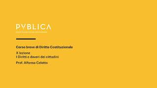 Corso breve di diritto costituzionale Decima lezione I diritti e doveri dei cittadini [upl. by Reywas]