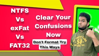 NTFS Vs exFat Vs FAT32 l Difference And Don’t Formate Your Drive ybukforyou  Windows And Apple [upl. by Igiul]