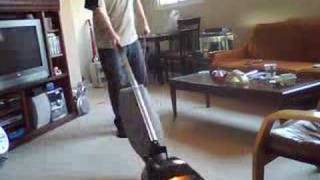 1981 Hoover Heavy Duty Convertible Upright Vacuum Cleaner [upl. by Ahsaercal]