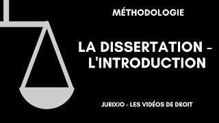 La dissertation  Lintroduction 5 [upl. by Ajan]