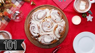 How To Make Homemade Cinnamon Rolls • Tasty [upl. by Aihsyt]