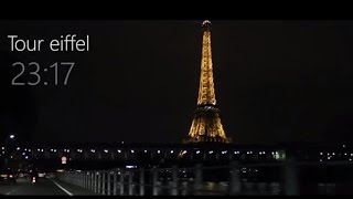 Paris by night  Eiffel Tower  Champs Elysées  Marché de Noël [upl. by Jankell]