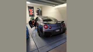 Straight Pipe R35 Nissan GTR 2 Week Cold Start [upl. by Ciredor]