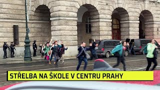 Střelba na Filozofické fakultě Na místě jsou mrtví a zranění studenti se ukrývají v učebnách [upl. by Coleen456]