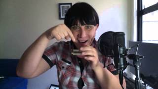 How To Bend The Notes On A Diatonic Harmonica  Christelle Berthon [upl. by Haggi680]