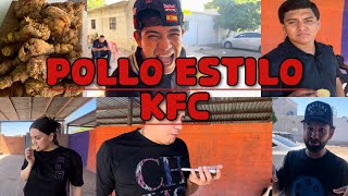 RECETA DE POLLO ESTILO KFC CON PAUL MAYVE Y LA CLICA DE LA PALMALOS TOYSEL CHEF CALVILLO [upl. by Jaylene]