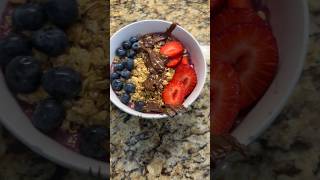 Açai bowl 🍓🍇 fyp viralvideo preppyyyy [upl. by Hsan]