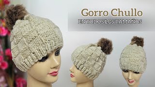 Gorro Chullo para Mujer con Agujas Circulares muy fácil de Tejer – Tejido Bonitos y Fáciles de Tejer [upl. by Ahsinor488]