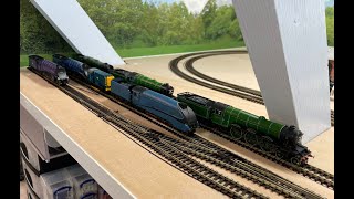 Hornby HMDCC TT120 HST Swift Run With Coaches [upl. by Glarum]