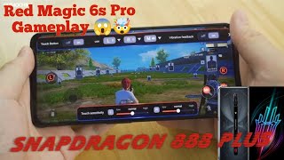 😱ZTE Nubia Red Magic 6s Pro Gameplay and PUBG Mobile Test 🔥720hzSD888 Plus🔥 internal Gaming RGB Fan [upl. by Naquin]