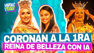 Coronan a la primera reina de belleza creada con Inteligencia Artificial [upl. by Eitsyrk]