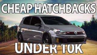 Top 7 Hatchback Cars Under 10k [upl. by Eem20]