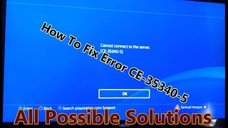 How To Fix PS4 Error CE353405All Solutions 2021 [upl. by Stichter]