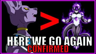 Beerus is Stronger Than Black Frieza Finally Confirmed [upl. by Eednim]