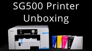 Sawgrass Virtuoso SG500 Sublimation Printer Unboxing [upl. by Maharva598]