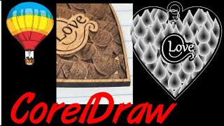 Corel Draw Tips amp Tricks 3D Engraving on a Heart Pendent [upl. by Anaile]